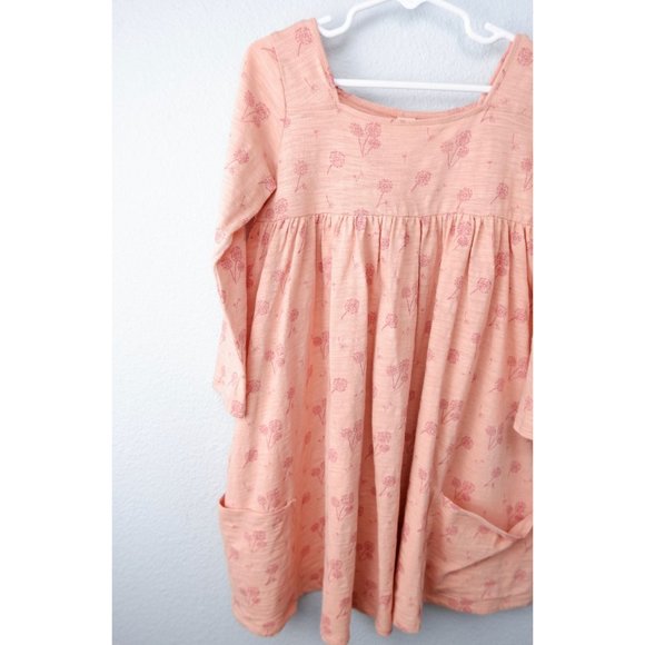 Vignette Rylie Long Sleeve Rose Dandelion Girls Dress, 7y - Picture 3 of 15